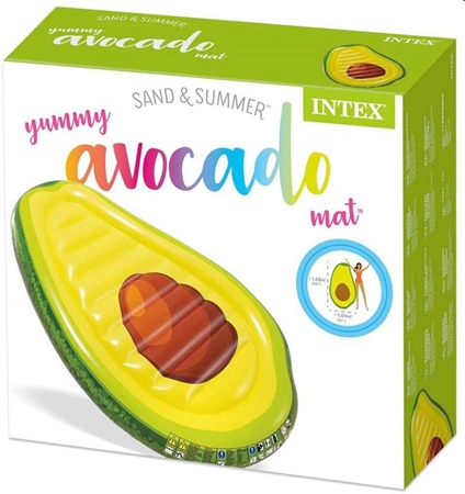 Intex Avocado luchtbed 168 cm