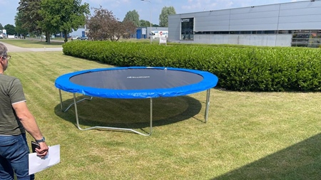 Ronde trampoline 